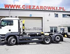 MAN hook lift truck TGS 26.400 , Sleep cab ,NEW , 400km , 6x4x4 , HYDRODRIVE , NEW H