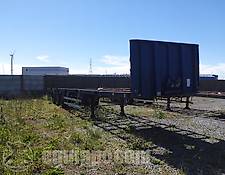 Blond Baudouin 3 axle Flat Bed Trailer