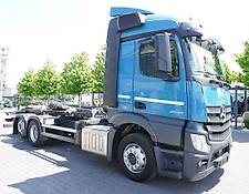 Mercedes-Benz hook lift truck Actros 2540, E6, 6X2, NEW HYVA 20T HOOK, Retarder